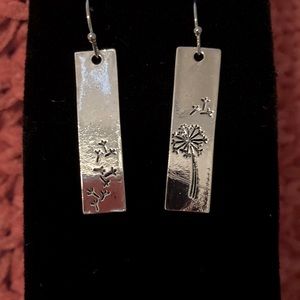 Dandelion Blowing in the Wind Earrings